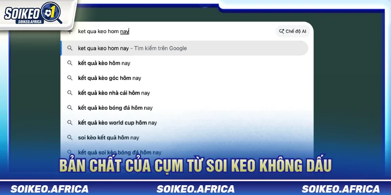 Soi keo không dấu là cách tìm kiếm nhanh dữ liệu bóng đá
